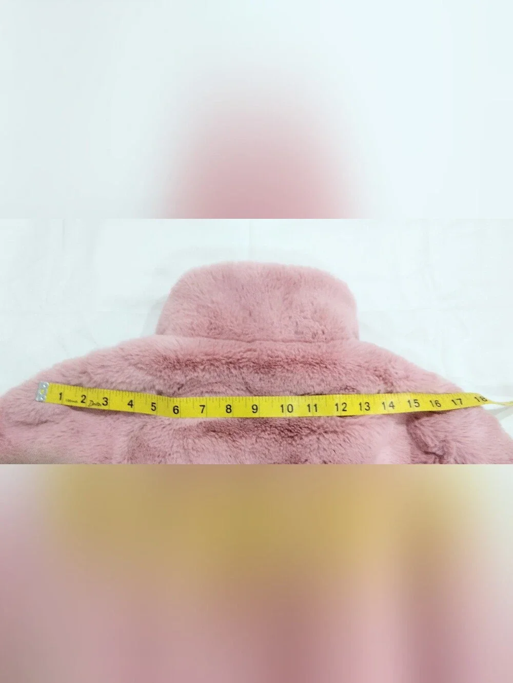 Forever 21 Sz S Dusty Pink Faux Fur Cropped Jacket